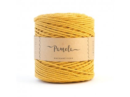 PAMELA Macramé 4mm (180m) - LION YELLOW 71