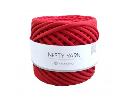 SZNURKOWO NESTY YARN  - 6mm - RED