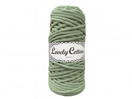 Lovely Cotton ŠŇŮRY - 3mm (100m) - SAGE GREEN