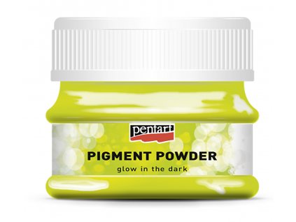 Pigmentový pudr 12 g SVÍTÍCÍ VE TMĚ - v náhradním obalu