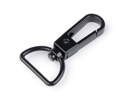 Kovová karabina otočná, průvlek 20 mm (Balení 1 ks, Varianta 1 nikl)