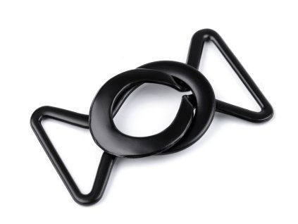 Kovové zapínání, průvlek 24 mm (Balení 1 pár, Varianta 1 nikl)