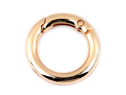 Karabina kulatá na kabelky / kroužek na klíče Ø18 mm (Balení 1 ks, Varianta 1 nikl)