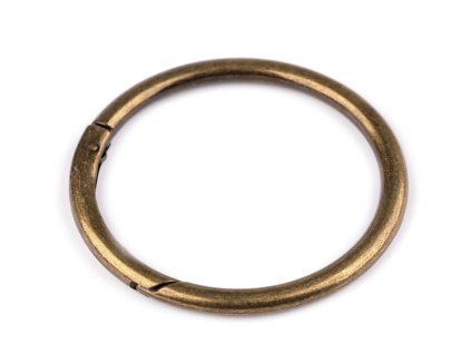 Karabina kulatá na kabelky / kroužek na klíče Ø50 mm (Balení 1 ks, Varianta 1 nikl)