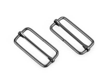 Posunovač na popruhy šíře 38 mm (Balení 10 ks, Varianta 1 nikl)