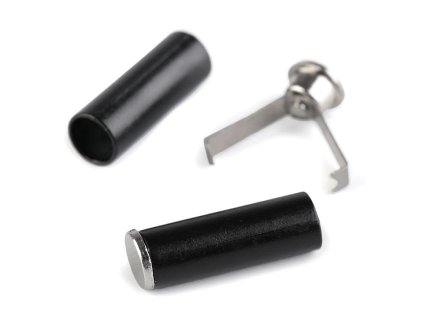 Koncovka dvoudílná s pojistkou Ø5 mm (Balení 4 ks, Varianta 5 černá)