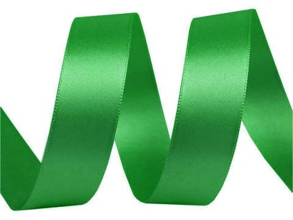 Atlasová stuha oboulící šíře 24 mm (Balení 20 m, Varianta 100 bílá)