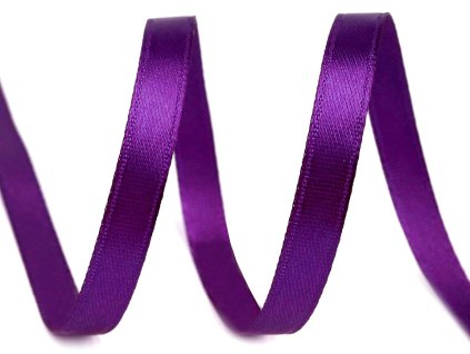 Atlasová stuha šíře 6 mm (Balení 22.5 m, Varianta 01 bílá)