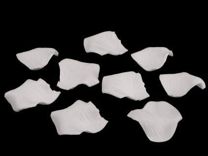 Dekorace plátky růží (Balení 1 sáček, Varianta 1 (20) bílá)