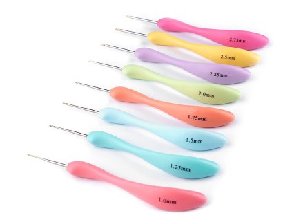 Sada ergonomických háčků na háčkování (Balení 1 sada, Varianta mix)