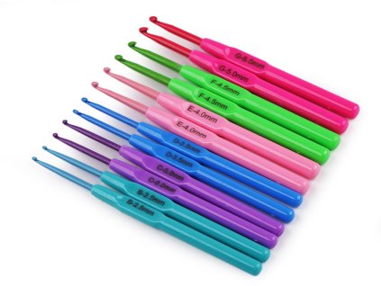 Sada háčků na háčkování (Balení 1 sada, Varianta mix)