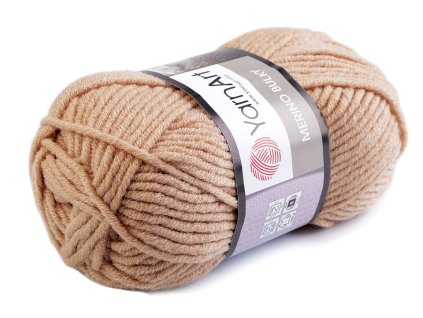 Pletací příze Merino bulky 100 g (Balení 1 ks, Varianta 1 (501) bílá)