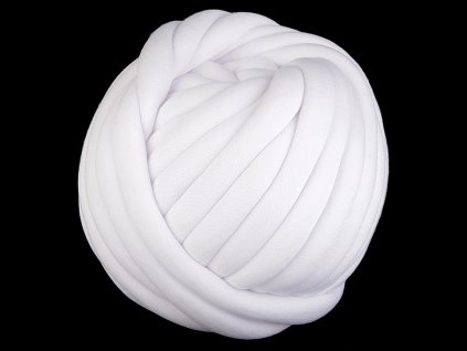 Příze Marshmallow silná Ø23 mm 750 g (Balení 1 m, Varianta 1 (901) bílá)