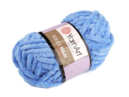 Pletací žinylková příze Dolce Maxi 200 g (Balení 1 ks, Varianta 1 (745) krémová nejsvět.)