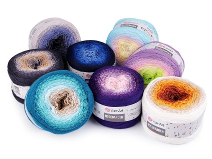 Bavlněná pletací příze Rosegarden 250 g (Balení 1 ks, Varianta 1 (307) krémová nejsvět.)