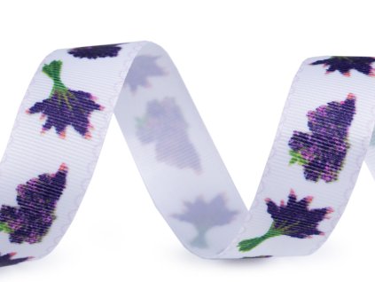 Stuha květy šíře 25 mm (Balení 22.5 m, Varianta 3 multikolor)