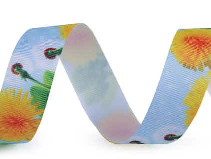 Stuha květy šíře 25 mm (Balení 22.5 m, Varianta 3 multikolor)
