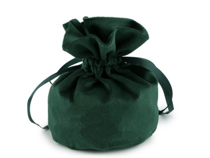 Dárkový pytlík měšec 14x16 cm sametový (Balení 1 ks, Varianta 1 černá)