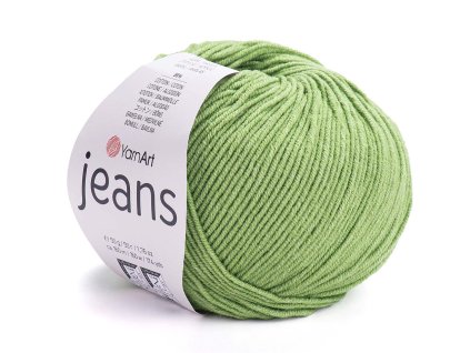 Pletací příze Jeans 50 g (Balení 1 ks, Varianta 1 (01) bílá)