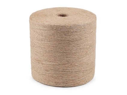 Jutový provázek Ø1 mm k pletení tašek a dekorací (Balení 1 ks, Varianta hnědá přírodní)