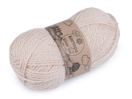 Pletací příze Melange Wool 100 g (Balení 1 ks, Varianta 1 (010) bílá)