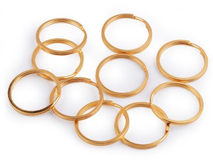 Kroužek na klíče Ø30 mm plochý (Balení 10 ks, Varianta 1 nikl)