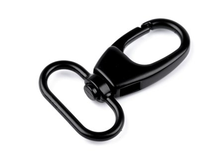 Kovová karabina otočná, průvlek 26 mm (Balení 1 ks, Varianta 1 nikl)