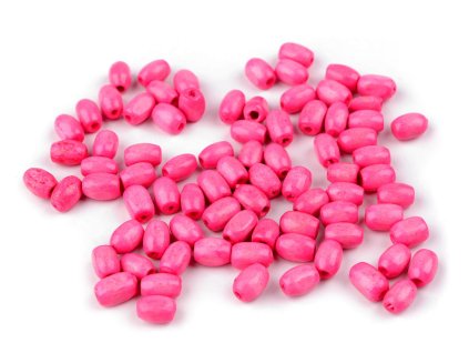 Dřevěné korálky oliva 5x8 mm (Balení 20 g, Varianta 1 mix)