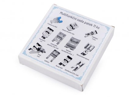 Sada kovových a plastových patek k domácímu šicímu stroji (Balení 1 sada, Varianta nikl)