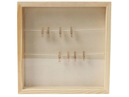 3D Dřevěný rámeček 23x23cm