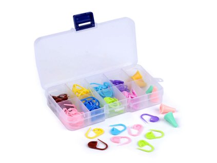 Sada pomůcek na pletení / háčkování v boxu (Balení 1 sada, Varianta viz foto)