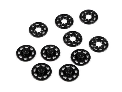 Plastové patentky / stiskací knoflíky Ø25 mm (Balení 10 pár, Varianta 2 černá)