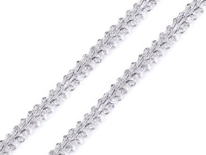 Leonský prýmek (Balení 13.5 m, Varianta 1 stříbrná)