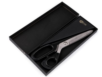 Krejčovské nůžky PIN délka 25; 28 cm v krabičce (Balení 1 ks, Varianta 1 (25 cm) černá)
