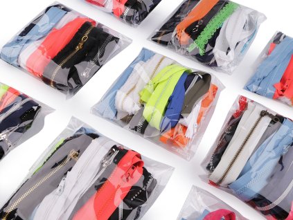 Zipy mix délek a druhů - zbytkový výprodej (Balení 1 sáček, Varianta mix náhodný)