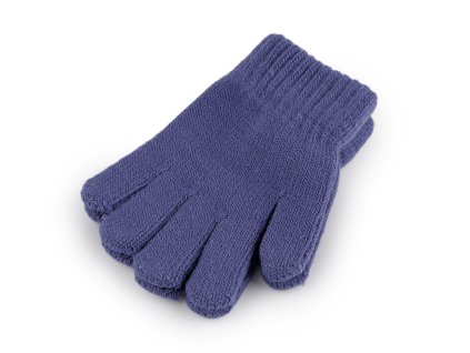 Dětské pletené rukavice (Balení 1 pár, Varianta 1 pudrová)