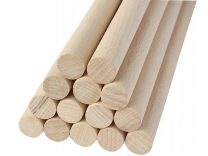 Buková dřevěná tyč na macramé - různé průměry
