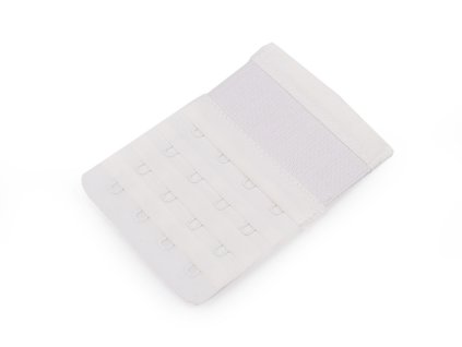 Prodloužení obvodu podprsenky šíře 70 mm čtyřřadé (Balení 1 ks, Varianta 1 bílá)