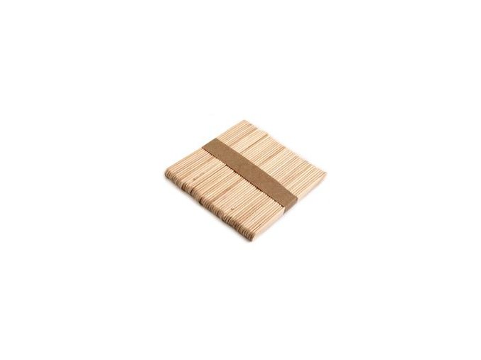 Dřevěné špachtle 0,9x11,4 cm malé, 50ks