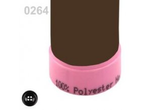Nitě polyester Aspo (5x100m) - Chocolate Brown 1
