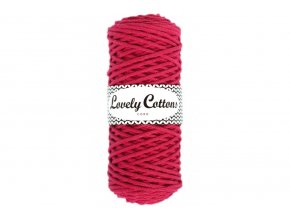 Lovely Cotton ŠŇŮRY - 3mm (100m) - FUCHSIA