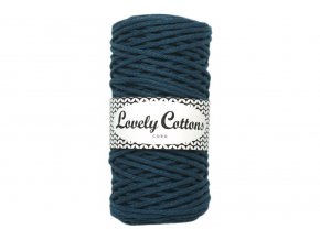 Lovely Cotton ŠŇŮRY - 3mm (100m) - PETROL