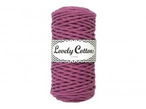 Lovely Cotton ŠŇŮRY - 3mm (100m) - ORCHID