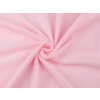 Minky hladké / jemný plyš SAN (Balení 1 m, Varianta 2 (93) růžová střední)