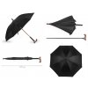 Deštník s vycházkovou holí