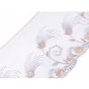 Vyšívaná krajka na monofilu šíře 20 cm (Balení 1 m, Varianta 1 Off White)