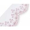 Vyšívaná krajka na monofilu šíře 18 cm (Balení 1 m, Varianta 1 Off White)