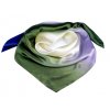Saténový šátek duha 90x90 cm