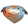 Saténový šátek duha 90x90 cm