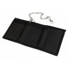 Textilní peněženka s řetízkem (Balení 1 ks, Varianta 1 černá bez potisku)